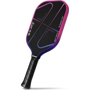 Luzz Pickleball Paddle, Thermoformed Candy T700 Carbon Fiber Pickleball Paddles Friction Surface Exceptional Spin and Power 16mm Composite Pickle Ball Rackets for Players