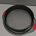 Boxiki Kitchen 10 Inch Nonstick Springform Pan, Professional Spring Form and Cheesecake Baking Mold, Leakproof Cake Pan with Silicone Handles