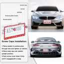 2 Pack License Plate Frames for Women, Sparkly Rhinestone Diamond Car Accessories with Glitter Crystal Caps (Red(2PCS))
