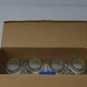 Sets of 4 Mason Jar 24oz Mugs with Glass Handles,