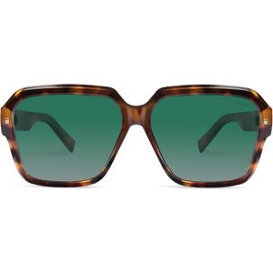 SOJOS Retro Polarized Hexagonal Aviator Sunglasses Womens Mens Trendy Rectangle UV400 Shades SJ2398