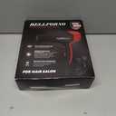 Professional Ionic Salon Hair Dryer, 2200 Watt Powerful AC Motor Ceramic Tourmaline Ion Blow Dryer, Quiet Hair Dryers with Diffuser & 2 Concentrator Nozzle Attachments Black/Red