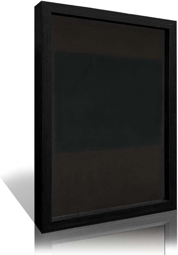 No. 11 Mark Prints Rothko Canvas Poster Wall Art Decor Print Picture Paintings for Living Room Bedroom Decoration Ready to Hang Framed No. 11 Wood Black 16x24inch