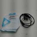 2-Pin 2-Wire Baofeng UV-5R Earpiece Surveillance Kit Compatible with BTECH Retc15/Retevis RT21 RT22 Kenwood Arcshell AR-5 Walkie Talkie Radio with Big PTT Mic Tansparent Acoustic Tube Headset