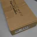 12 inch Red Gradient Taper Candles Unscented Smokeless Long Tall Tapered Candle for Candlesticks Sticks Wedding Advent Home Decor Dinner ChristmasSet of 12