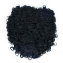 Treasure Gurus Curly Fake Black Chest Body Hair Wig Funny 70s Disco Dress Up Halloween Costume Cosplay Accessory (OneSize)
