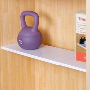Tension Rod Shelving Expandable Closet Tension Shelf Storage Rack - No Drill Cabinet Tension Rod Shelf for Closet No-Slip | Shelves for Cabinet (NO Screw Installation) (Large ( 29"- 41" ))