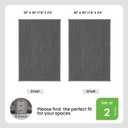 TYUU Bath Mat Set 2 Piece, Thin Bathroom Rugs Non Slip Washable Quick Dry, 20"x30" + 20"x30"
