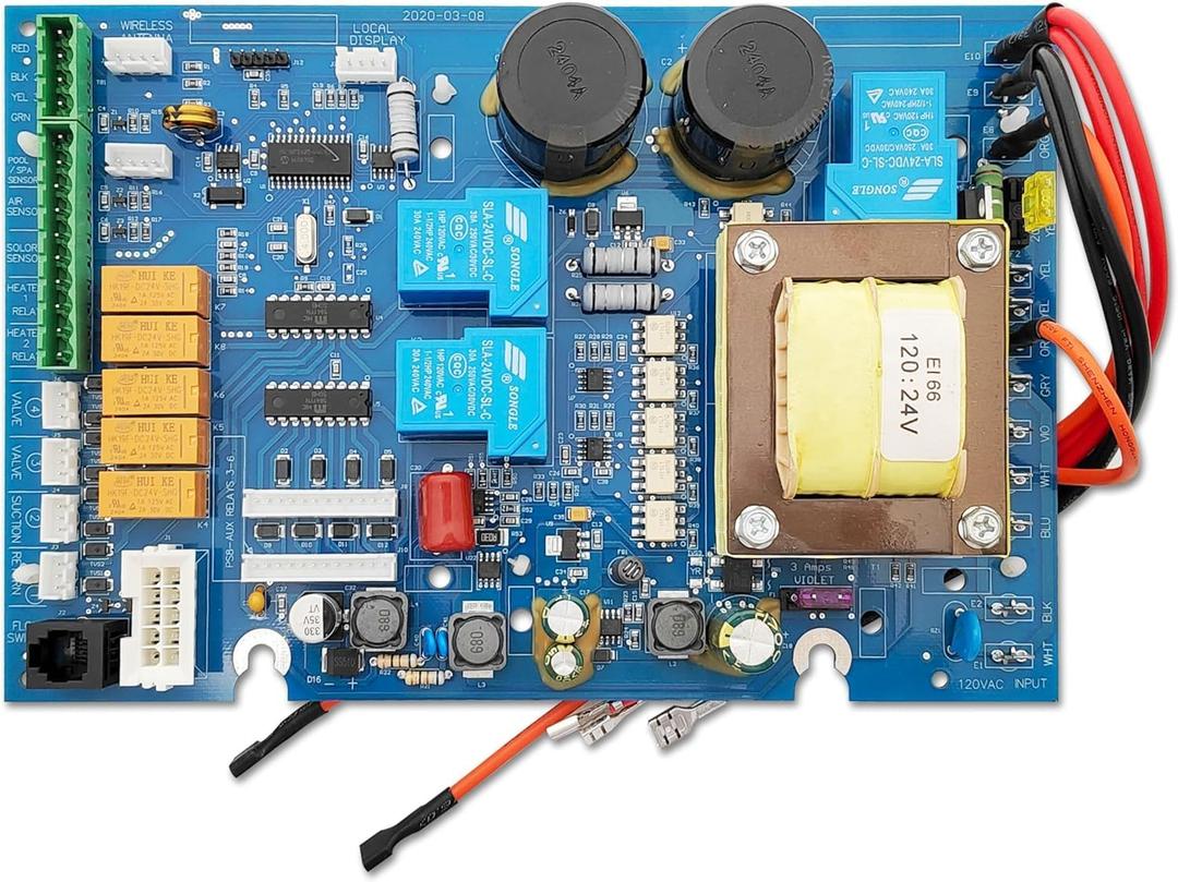 2026 New Upgraded GLX-PCB-Main Main Printed Circuit Board Replacement for Hayward Goldline AquaLogic and AquaPlus Pool and Spa Automation System.
