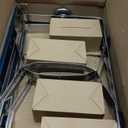 PYJJZU Chafing Dish Buffet Sets, 8QT 4 Pack Stainless Steel Chafing Dish with 1/3 Size Food Pan, Lids, Water Pans, Folding Stands & Fuel Tray Holders for Catering