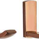 Aothpher 2 Pack Wall Mounted Copper Towel Robe Hook Bath Kitchen Heavy Duty,Rose Gold Polished