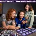 Trading Card Binder 360 Pockets - Side Loading Waterproof Card Album for MTG, TCG, Sports Cards -9-Pocket Durable Pages with Sleeves - Collector Gift (Purple)