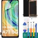 Screen Replacement for Samsung Galaxy A71 5G SM-A716 A716U A716A A7160 A716D AMOLED Display LCD Touch Screen Digitizer Assembly Repair Kits, No Fit for A71 4G/A715