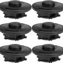 6 Sets of Bump Feed Trimmer Head Spool w/Cover Spool Cap Combo Replacement for Stihl Head Cover 25-2 FS 90 100 110 120 130 55 80 83 85