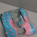 Pink Blue Soccer Cleats, 38 Size