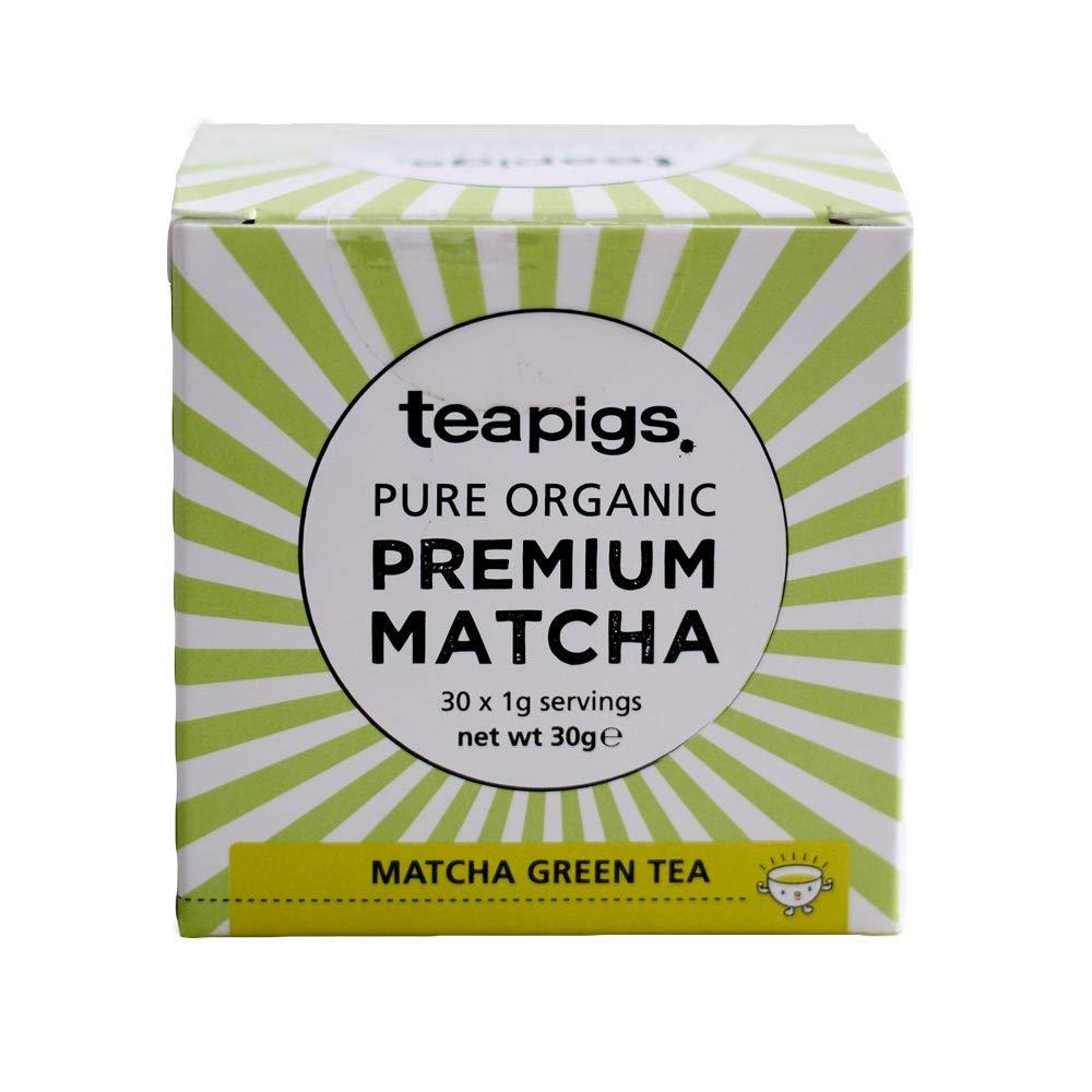 teapigs Organic Matcha Tea Tin, 30 Gram (SYNCHKG067698) (EXP 08/31/25)
