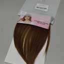 REECHO Clip in Hair Volumizer, Short Thick Clip in Hairpieces Adding Extra Hair Volume Extensions for Women with Thin Fine (Ginger Brown, 8 Inch(Pack of 2))