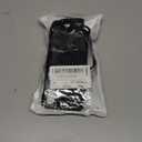 Wallet Case for Samsung Galaxy S24 Plus S24+ 5G with Shoulder Strap Ring Buckle, Luxury PU Leather Zipper Flip Organ Purse, Card Holder Stand Cell Phone Cover for S24plus 24S + S 24 24+ Black