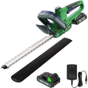 Cordless Hedge Trimmer with Battery and Charger, 20V Bush Trimmer, 22" Dual-Action Blade, 3000SPM Electric Shrub Trimmer, 0.55" Cutting, Lightweight Battery Powered for Garden & Yard