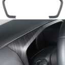 For Honda CRV 2023 2024 2025 Dashboard Cover Trims, for CR-V LX, EX, EX-L, Sport Hybrid, Sport-L Hybrid, Sport Touring Hybrid Instrument Board Luxury Wood Grain Interior Accessories Molding- Wood