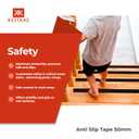 KESTKAS Anti Slip Tape 2Inch x 32ft - Safety Tape - Non Slip Tape - Anti-Slip Adhesive Tape - Anti Slip Strips for Decking - Anti Slip Stair Treads - Indoor | Outdoor