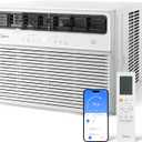 Midea 24,000 BTU Smart Inverter Window Air Conditioner with APP, Alexa Control, 230V AC Unit Cools up to 15,00 Sq. Ft, Quiet Operation, Energy Saving, Remote & Easy Installation Kit, White