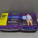Depend Night Defense Adult Diapers, Incontinence Underwear for Men, Disposable, Overnight, Small/Medium, Grey, 26 Count, 