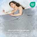 GOHERO Cooling Blanket for Couples- 60"x90" Summer Cooling Throw Blanket for Hot Sleepers Arc-Chill Q-Max >0.45 Cool Fiber, Keeps Cool for Night Sweats, Soft Lightweight Sofa Blankets for Kid Adults