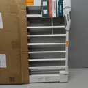 Babelio Baby Gate for Doorways and Stairs, 26"-40" Auto Close Dog Gate, PressGuard C5, Easy Install Pressure Mounted Gate, fits for Narrow and Wide Doorways, Safety Gate Door for Child and Pets (White)