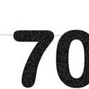 69th Birthday Party Decorations for Men Women, "Not 70 Yet" Birthday Banner - Premium Cardboard Hanging Sign for 69 Birthday Party, Wall & Ceiling Decor