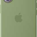 Apple iPhone 17 Silicone Case with MagSafe and Camera Control: Lightweight Phone Case, Wireless Charging Compatible, Smooth Matte Finish; Light Moss