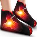 Viconor Red Light Therapy for Feet 2 Packs Infrared Light Therapy Shoes Wraps Toes & Ankle, Led Near Infrared Light Boots, Controller Adjustable Power & Time