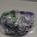 LMYOVE Black and Purple Reversible Cloak Halloween Christmas Cape Vampire Costume Masquerade Dracula Magician Devil Cosplay Stand Collar for Adult Kids(120CM/47)