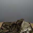 Luxury Plush Faux Fur Throw Blanket, Long Pile Brown with Black Tipped Blanket, Super Warm, Fuzzy, Elegant, Fluffy Decoration Blanket Scarf for Sofa, Armchair, Couch and Bed, 50''x 60''