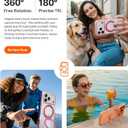 TORRAS 360 Magnetic Stand for iPhone 17 Pro Case, [Rotatable Sturdy Kickstand][Fit for MagSafe][4X Mil-Grade Shockproof] Slim Transparent Phone Cover, Camera Button, Crystal Pink, Ostand O3 Fitness