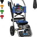 Westinghouse WPX3200e Electric Pressure Washer, 3200 PSI and 1.76 Max GPM, Induction Motor, Onboard Soap Tank, Spray Gun and Wand, 5 Nozzle Set, for Cars/Fences/Driveways/Homes/Patios/Furniture, Blue