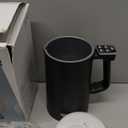 Milk Frother, 4 in 1 Milk Electric Milk Steamer, 500W 11.8oz/350ml Automatic Warm and Cold Foam Maker for Coffee,Latte, Cappuccino, Macchiato, Hot Chocolate, Silent Operation, Black