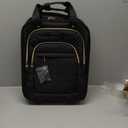 BAGSMART Underseat Carry On Luggage Airline approved,16-inch Small Underseater Softside Travel Suitcase with Wheels Lightweight Overnight Rolling Carry-on Luggage for Women Men Weekender,Black