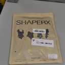 SHAPERX Women's Tummy Control Shapewear Thong Bodysuit Seamless Waist Snatching Body Shaper, L/XL