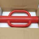 T Post Driver - 12LB Fence Post Driver Heavy Duty Hand Post Pounder with Handle Black Steel Rammer for U Fence Post Wooden Post Hole Diggers, Red