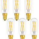 E14 LED Bulb Dimmable 40 Watt Candelabra Light Bulbs E14 European Base, 4W LED Light Bulb Warm White 2700K, 6 Pack