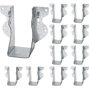 LukLoy 10 Pack 2x4 Joist Hanger 20 Gauge Galvanizing Face Mount Joist Hangers for Wood