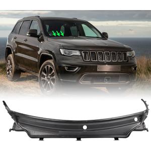 Front Windshield Wiper Cowl Grille Insert Front Upper Cowl Panel Compatible with 2011-2015 Jeep Grand Cherokee Front Cowl Panel Deflector 55079197AH (XRJYQ03)