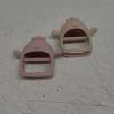 2 Packs Baby Teething Toy for 0-6 6-12 Months, Food Grade Silicone Teething Mitten, Anti Dropping Wrist Hand Teethers Baby Chew Toys for Sucking Needs, BPA Free (Pink & Caramel)