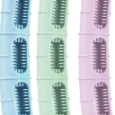 ZongniYiT Bite and Brush Dog Chew Toys: 3Pack Dental Chew Toy with Bristles for Teeth Cleaning, Tough Interactive Dog Toys to Keep Them Busy, Small Dog Toys for Puppy Teething &Training