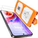 TOCOL Screen Protector for Samsung Galaxy S26 Plus, Easy Installation
Bubble Free, Tempered Glass 9H Hardness, Shatterproof, Military-Grade, Anti-fingerprint, Anti-Scratch, HD Clears