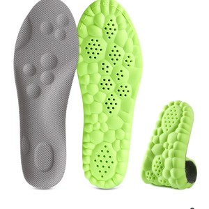 SolaraPickleball Insoles for Men Women, 4D Memory Foam Arch Support Inserts, Shock Absorbing, AntiSlip Massage Support, Breathable Comfort for Walking & Sports (Men 9.510.5/ Women 10.511.5)