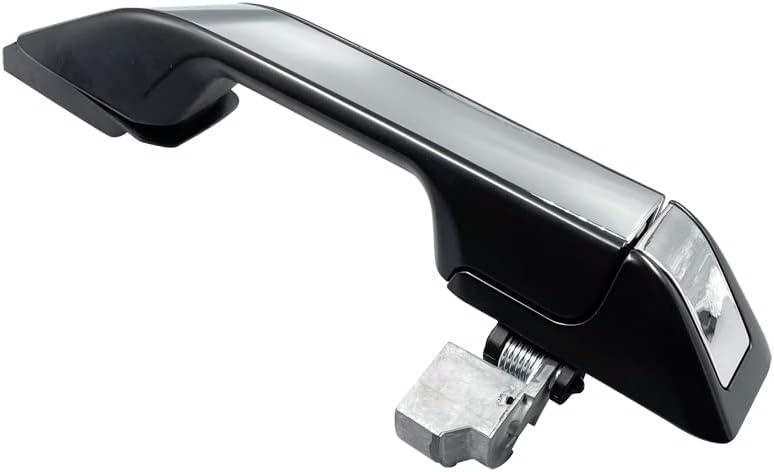 Front Right Passenger Side Exterior Door Handle Chrome with Black Painted Compatible with Honda Odyssey 2011-2017