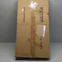 KLSMYHOKI Standing Desk Adjustable Height, Mobile Stand Up Desk with Wheels Small Computer Desk Rolling Desks, Portable Laptop Desk White Standing Table Home Office Desks 16"x31.5" Height 27"-43.5"
