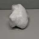 Soft Microfiber Bathroom Toilet Lid Cover, Machine Washable Seat Covers, Stays in Place Rubber Backing, Fits Most Round, Elongated and Oblong Lids, Home Decor Accessories, 18x18, White